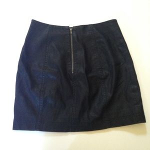 Free People Skirts - FREE PEOPLE Black Leather Mini Skirt Excellent Con Free People Skirts - FREE PEOPLE Black Leather Mini Skirt Excellent Con